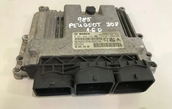 Peugeot 308 Engine control unit/module 0281030548 9808016480