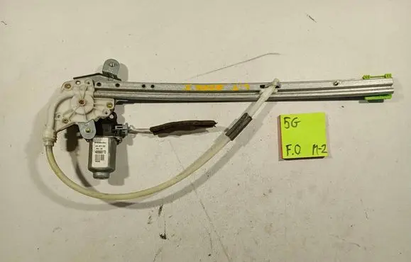 Renault Scenic I Rear door window regulator with motor 7700437156