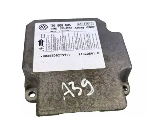 Volkswagen Touran I Airbag control unit/module 1T0909605