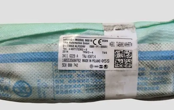 Skoda Octavia Mk3 (5E) Roof airbag 5E0880742 34116229A