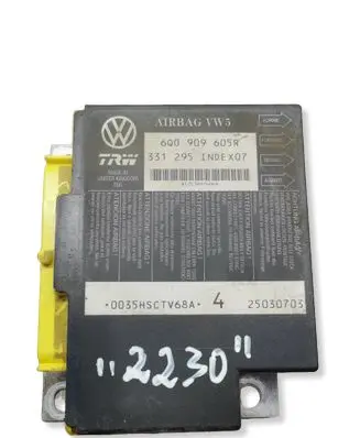 Volkswagen Polo Airbag control unit/module 6Q0909605R 331295 NDEX07