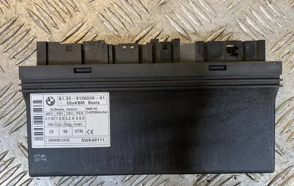 BMW 5 E60 E61 Comfort/convenience module 9136039 5WK49111 7720324000