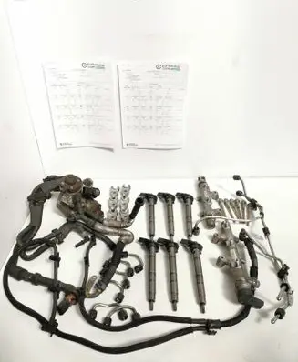 Audi A7 S7 4G Fuel injection system set 059130277ED 059130755CG 0445010806