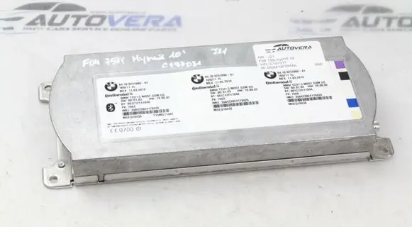 BMW 7 F01 F02 F03 F04 Bluetooth control unit module 9231090