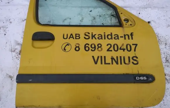 Renault Kangoo I Front door geltonos