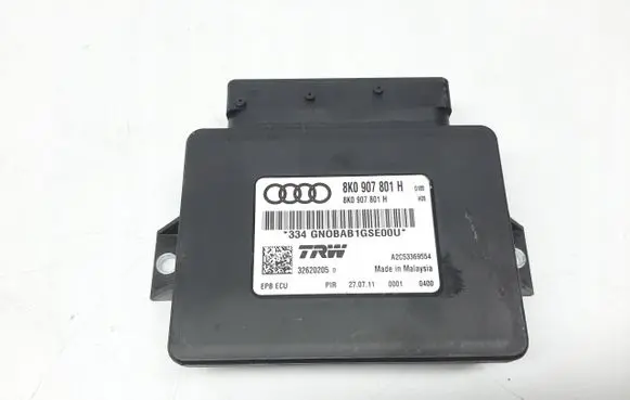 Audi A5 Sportback 8TA Rear brake EMF control unit/module 8K0907801H