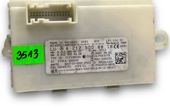 Mercedes-Benz E W212 Central body control module S3513 A2129008818