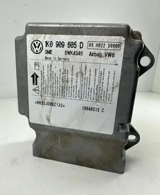 Volkswagen Golf V Airbag control unit/module 1K0909605D 5WK43411 05H022S0600