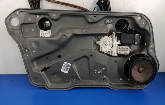 Front door window regulator with motor