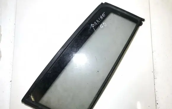 Rear vent window glass