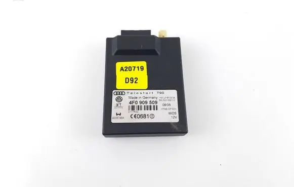 Volkswagen PASSAT B6 Auxiliary heating control unit/module 4F0909509 9006748A 0177632