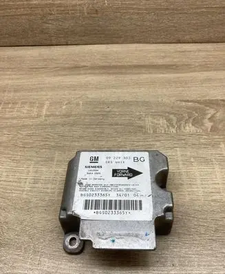 Opel Zafira A Airbag control unit/module 09229303 5WK42926