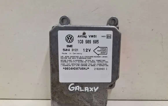 Ford Galaxy Airbag control unit/module 1C0909605 21020403C 5WK43121