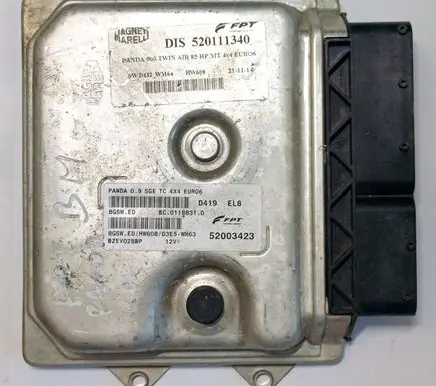 Fiat Panda III Engine control unit/module 52003423 8GSWED
