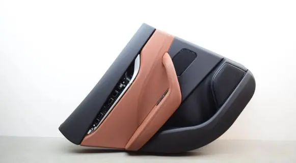 Rear door card panel trim