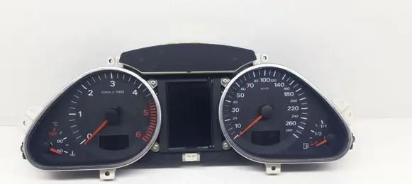 Audi A6 S6 C6 4F Speedometer (instrument cluster) 4F0920950L 4F0910900A