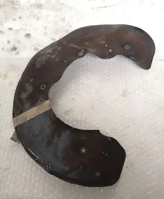 Audi A6 C7 Front brake disc dust cover plate 