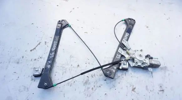 Front wiper linkage and motor