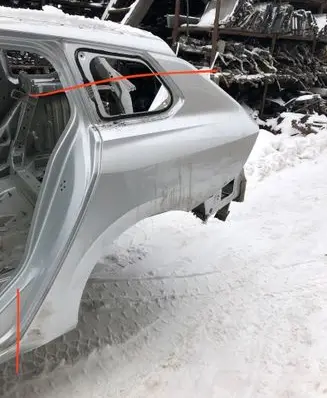 Opel Astra L Rear quarter panel 