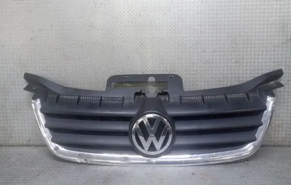 Volkswagen Touran I Front bumper upper radiator grill 1T0853651