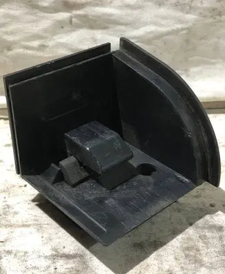 BMW 5 E60 E61 Parcel shelf load cover mount bracket 7160590