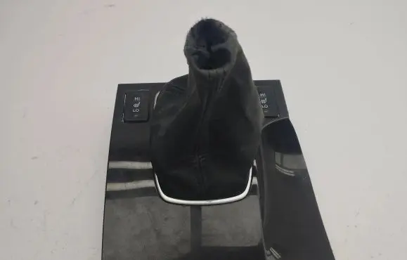 Gear lever shifter trim leather/knob