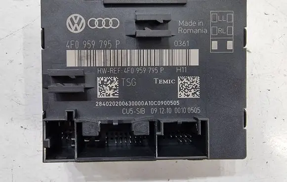 Audi A6 S6 C6 4F Door control unit/module 4F0959795P
