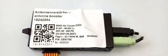 BMW 4 G22 G23 G24 G26 Aerial antenna filter 5A1D445 65205A1D445