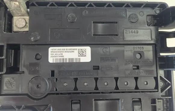 Skoda Fabia Mk4 (6VA) Positive cable (battery) 2Q0937548D 2Q0937550B E10367700