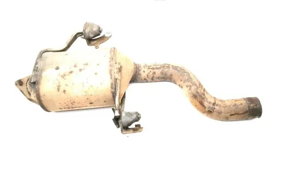 Audi Q7 4L Muffler/silencer 7L6253211N 7L6118G