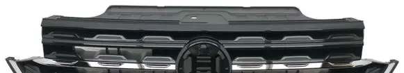 Front bumper upper radiator grill