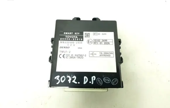 Toyota Auris 150 Other control units/modules 8999002010