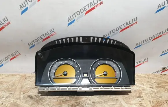 BMW 7 E65 E66 Speedometer (instrument cluster) 9124813 62119124813