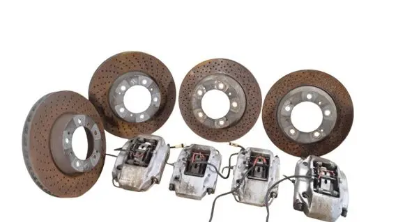 Porsche 911 996 Brake discs and calipers set 99635140500 99635140501 99635140502