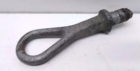 Towing hook eye