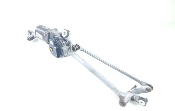 Front wiper linkage and motor