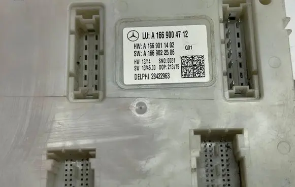 Mercedes-Benz GLE AMG (W166 - C292) SAM control unit A1669004712 A1669011402 A1669022506