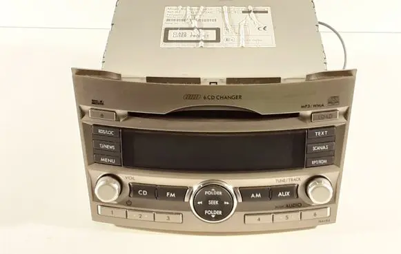 Subaru Legacy Radio/CD/DVD/GPS head unit 86201AJ410 CQEF873AD PE415L6