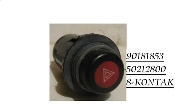 Opel Kadett E Hazard light switch 90181853 50212800