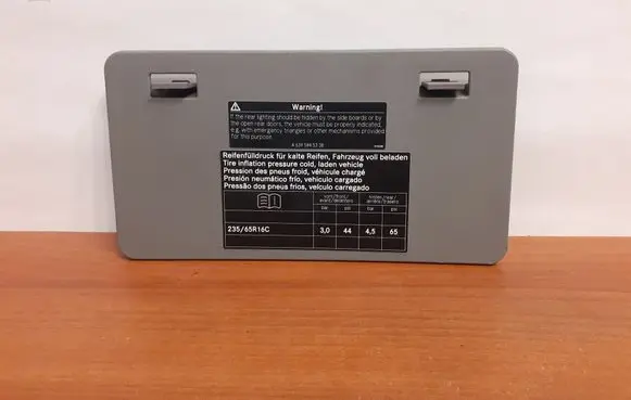 Mercedes-Benz Sprinter W906 Fuse box cover A9065450003 9985