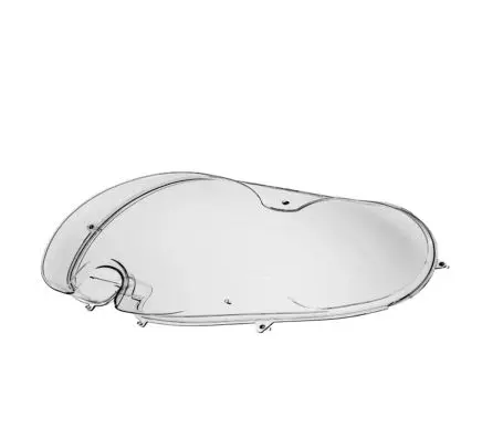 Bentley Continental Headlight lense 4W1941015K