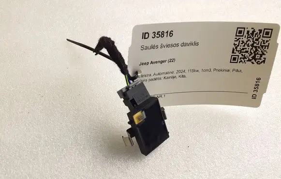Jeep Avenger Sun solar sensor 9845006780
