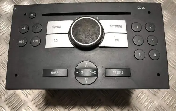 Opel Astra H Radio/CD/DVD/GPS head unit 7644222311 13190854 NM003152156731