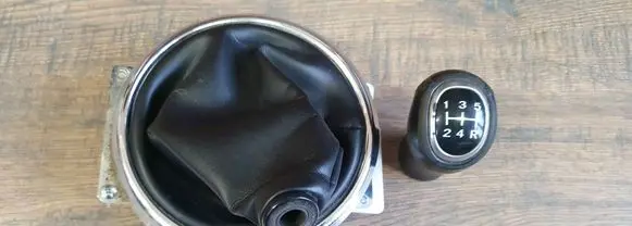 Mitsubishi ASX Gear lever shifter trim leather/knob 8011A913ZZ