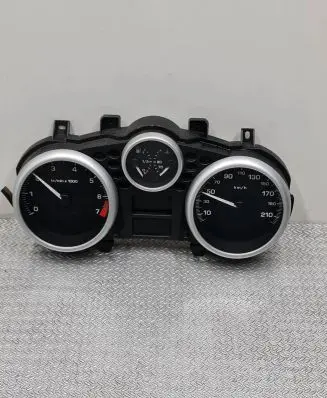 Peugeot 206+ Speedometer (instrument cluster) 9666636780 AZS011S6J 50304191162