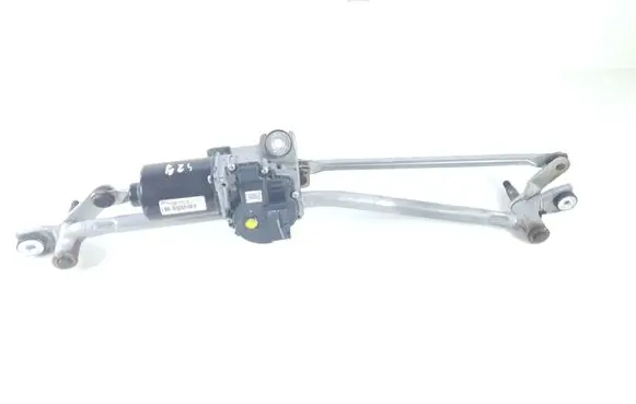 Front wiper linkage and motor
