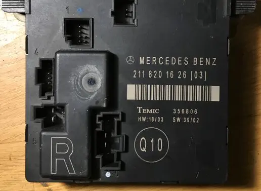 Mercedes-Benz E W211 Door control unit/module 211820162603