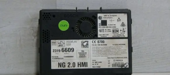 Opel Insignia A GPS navigation control unit/module 23196609 453116246 7310400000000X