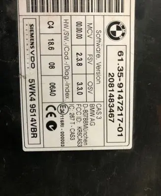 BMW 5 E60 E61 Engine control unit/module 7810950 0281015240 170299373