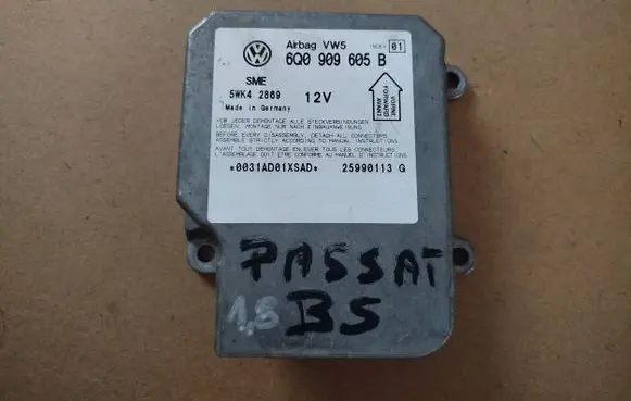 Volkswagen PASSAT B5 Airbag control unit/module 6Q0909605B 25990113G 5WK42869